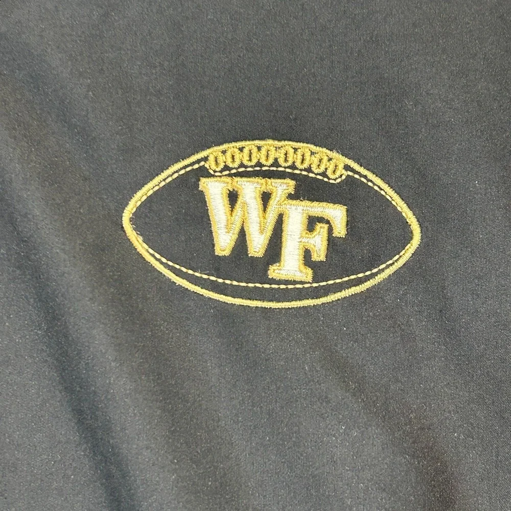 Wake Forest Football Pullover Jacket Men's 3XL Nike Center Swoosh Windbreaker
